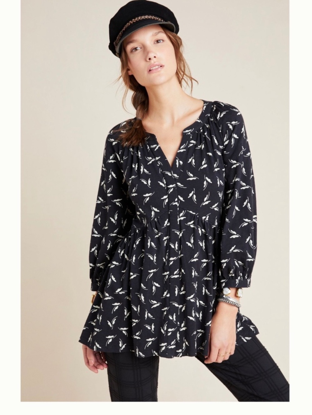 Anthropologie Maeve Winona Babydoll Tunic